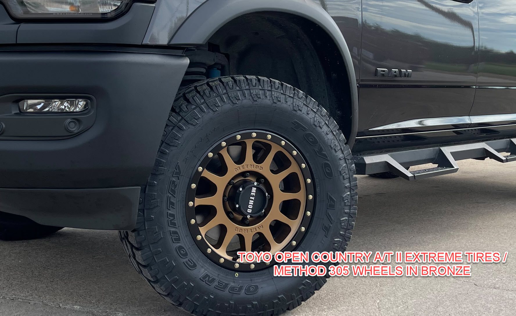 Toyo Open Country AT ll Wheels _ Method 305 Wheels _ Renegade Customs